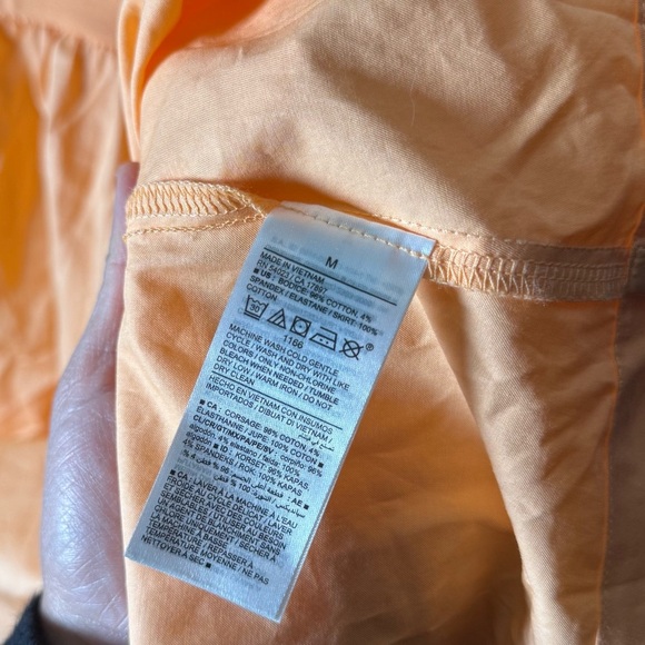 Old Navy NWT Orange Fit & Flare Combination MIDI Cami Dress Women’s Size Medium - Picture 7 of 7